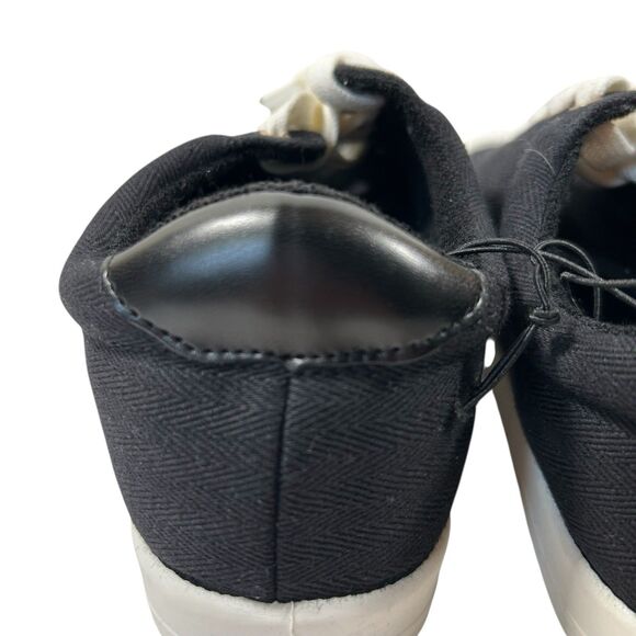 Roxy Pierview Black Canvas Lace Up Low Top Cushion Sneaker Size 9 New w/Tag NWOB - Picture 9 of 15